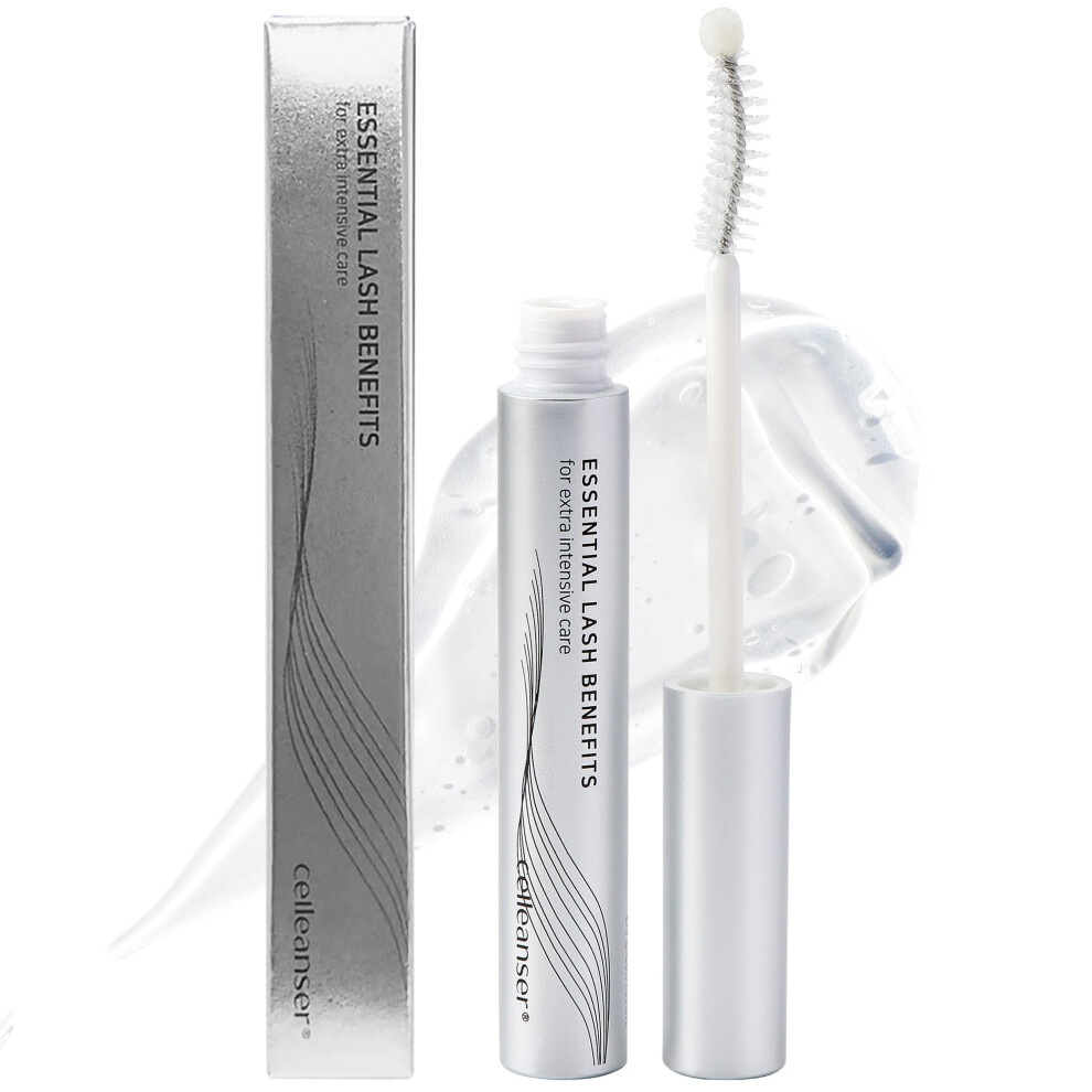 Celleanser Essential Lash Benefits-Eyelash Growth Serum Advanced Formula To Enhance Longer Fuller And Thicker Lashes 0.24 Fl. Oz.