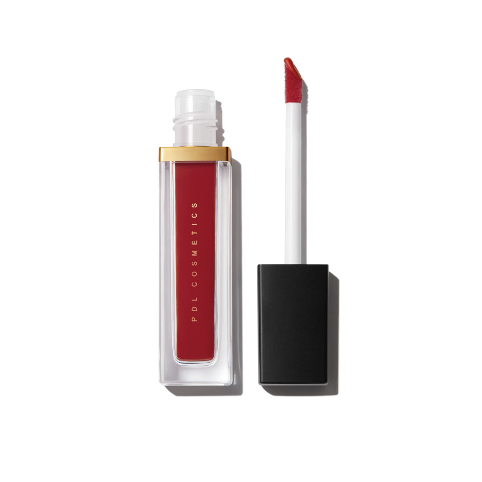 Rouge     l   vres liquide PDL Cosmetics Bold Aspirations (Bonita) | Fini mat lisse et hautement pigment    | Teinte rouge brique | Formule hydratante