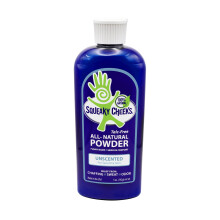 Squeaky Cheek Bio-Talkumpuder ohne Duftstoffe (140 ml) sanft pflegend, parf mfrei f r empfindliche Haut