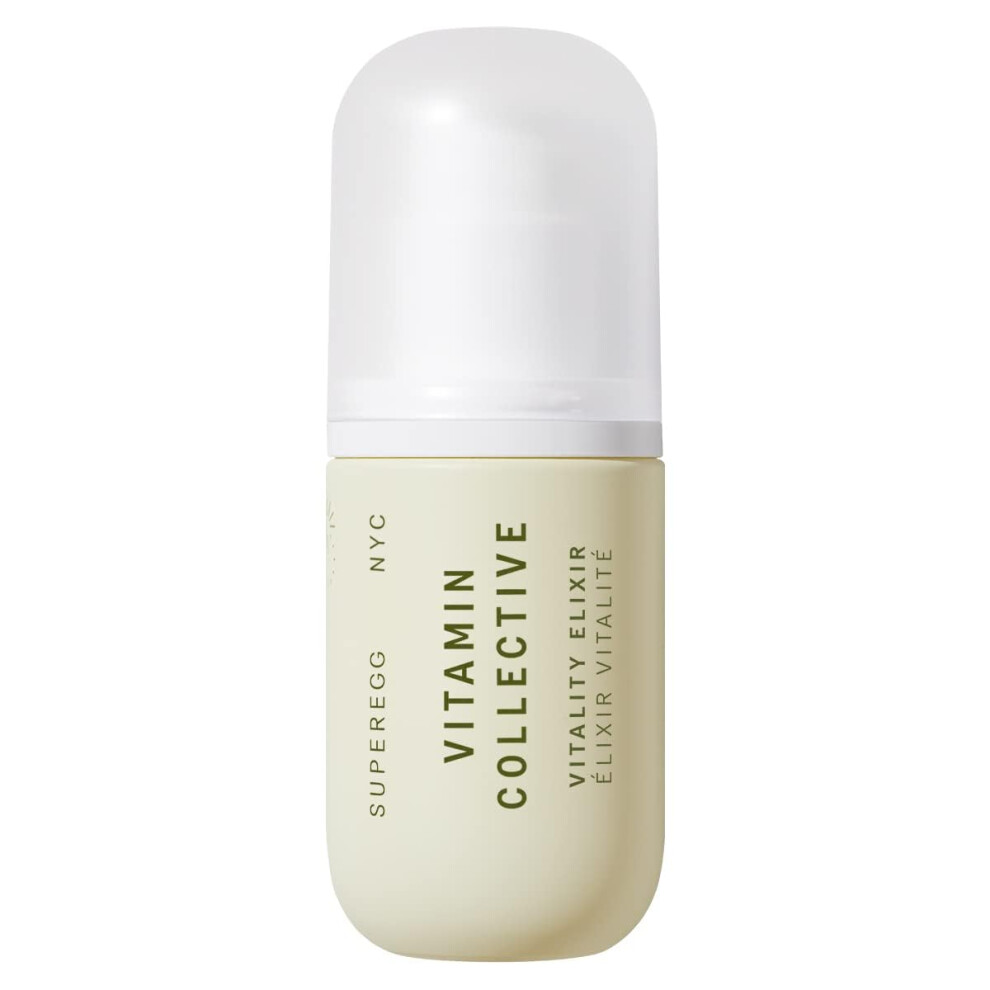 Supergg Superegg Vitamin Collective Vitality Elixir: For A Bright And Firm Complexion. Treatment Serum With Vitamin Bcefk And Sea Moss. 30 Ml / 1 Fl Oz