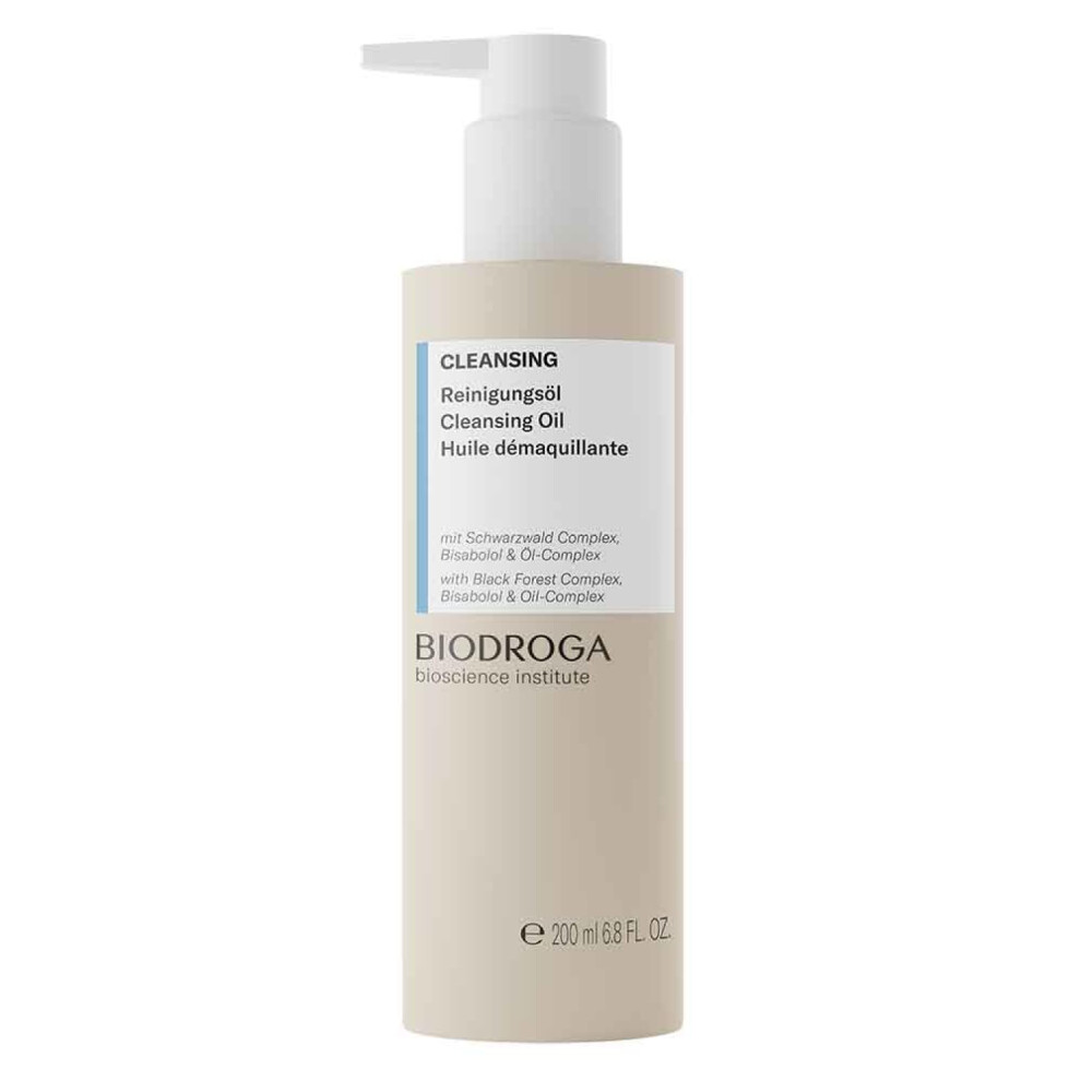 Biodroga Cleansing Cleansing Oil 200Ml - Facial Cleansing Face Oil Face Wash Skin Care Cleanser Dry Skin