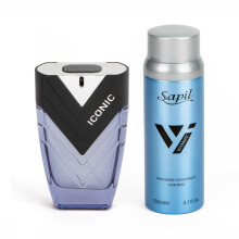 Set d???? Sapil Perfumes Iconic for Men - ?a???? d????e?a?, de?east??? ????a ??a ???e ???a ap? t? ?t???p?? - ????at??? ????de? ????a - EDP 3.4 Oz (100
