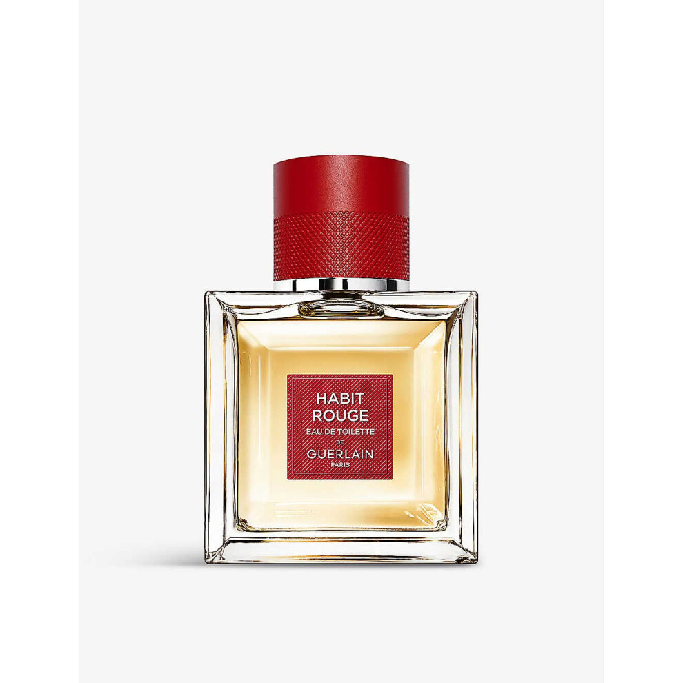 GUERLAIN Habit Rouge For Men Eau De Toilette Spray  3.4 Ounce