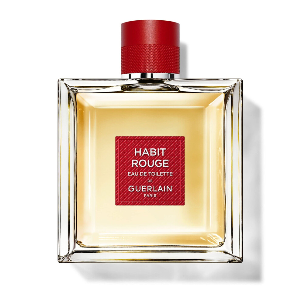 Guerlain Habit Rouge For Men Eau De Toilette Spray  5 Ounce