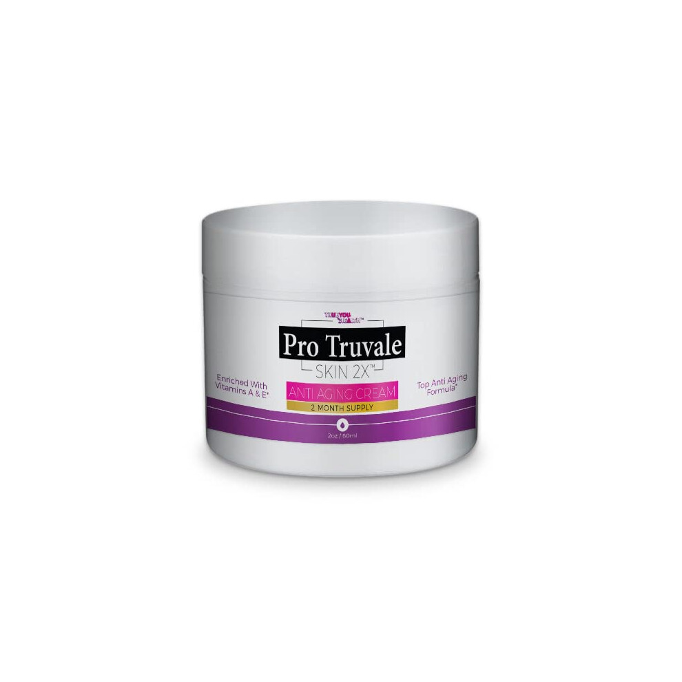 CrèMe Pro Truvale Skin 2X - CrèMe Anti-âGe Premium - Approvisionnement De 2 Mois - Enrichie En Vitamines A Et C Pour AttéNuer L'hyperpigmentation-image