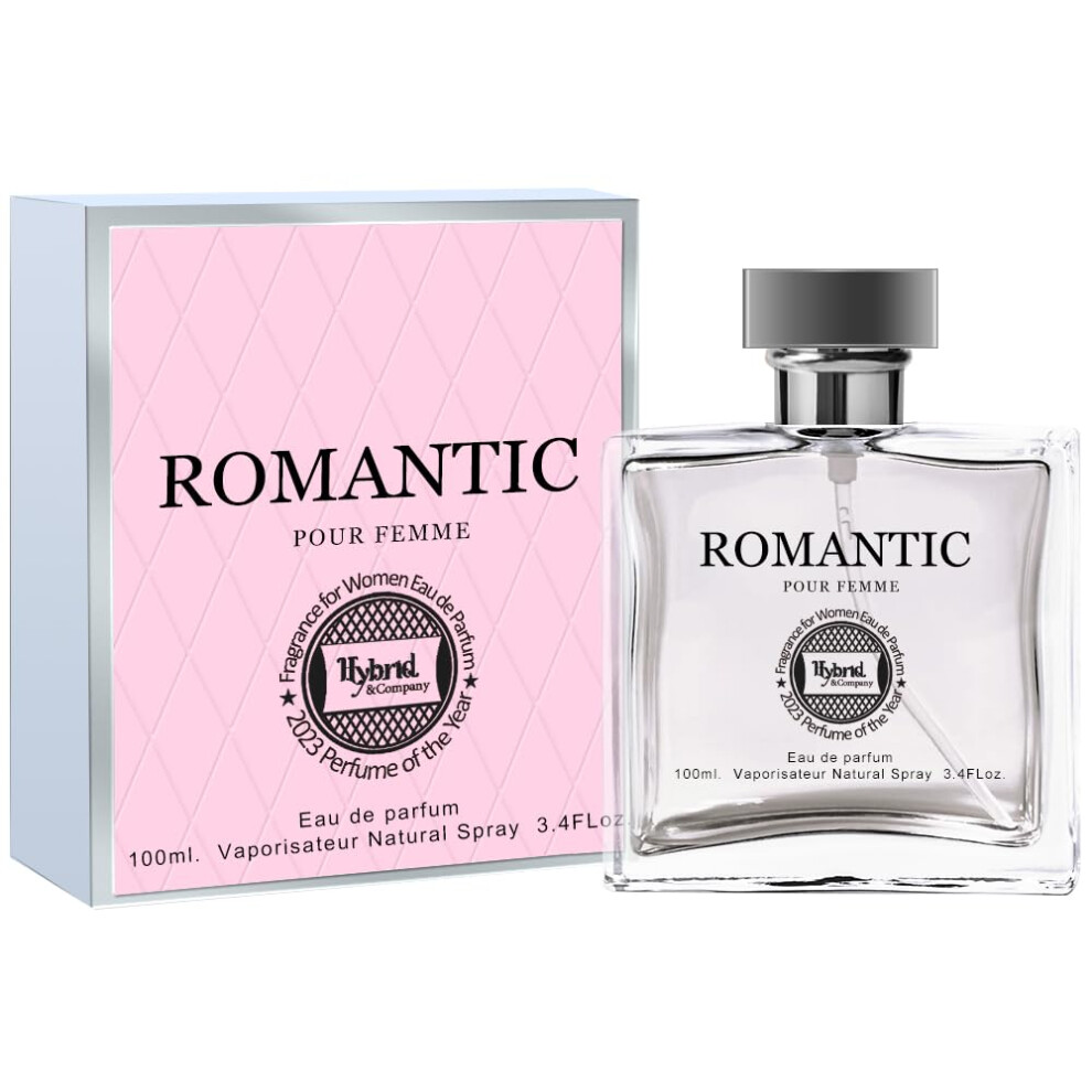 Hybrid & Company Romantic Perfume For Women Rich And Rejuvenating Effortless Grace Eau De Parfum Scent 3.4 Fl Oz