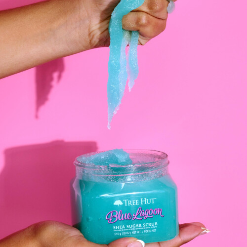 Tree Hut Blue Lagoon ?p??ep?st??? & ???dat??? S??a Scrub ?e ???a?? ?a??t? 18 oz 1