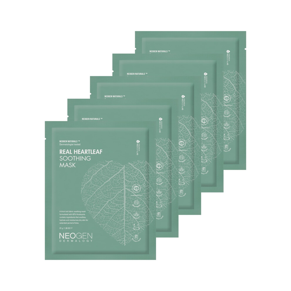 Dermalogy Od Neogenl Neogen Dermalogy Real Heartleaf Soothing Mask (37G) 5Ea