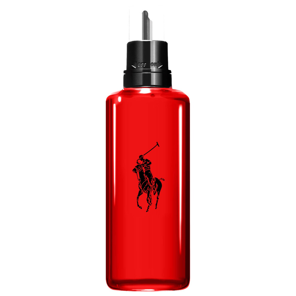 RALPH LAUREN FRAGRANCES Polo Red - Eau de Toilette - Refill - Men's Cologne - Woody & Spicy - With Grapefruit  Saffron  and Redwood - Medium Intensity