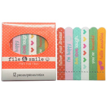 P2P Nails Mini neglefils?t - Professionelt manicurev?rkt?jss?t - Neglefil til naturlige negle og kunstige negle - Emery Board neglefil