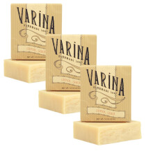 Varina Organic Super Shea szappan - Gyengd tisztt rzkeny borre illatmentes - 3 csomag