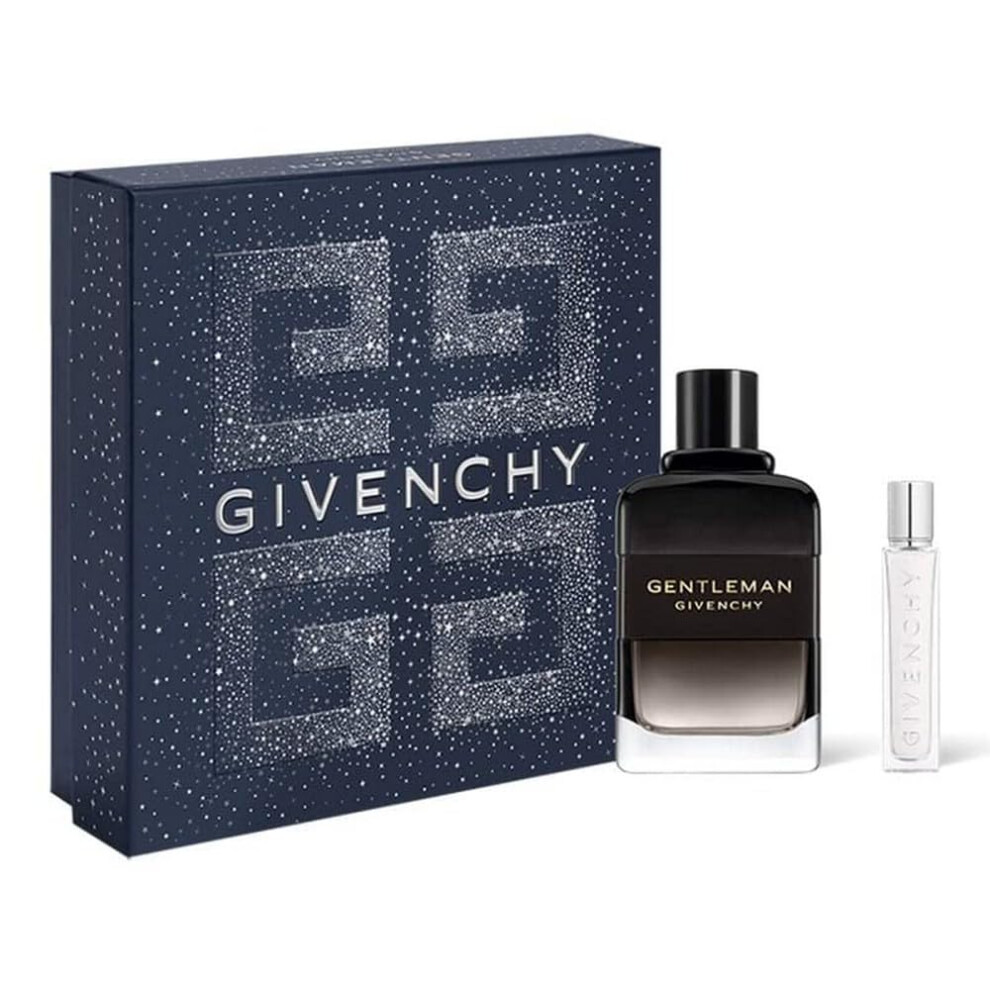 Givenchy Gentleman Boisee 2-Piece Gift Set for Men  (3.4 Oz Eau De Parfum Spray + 0.42 Oz Eau De Parfum Travel Spray)