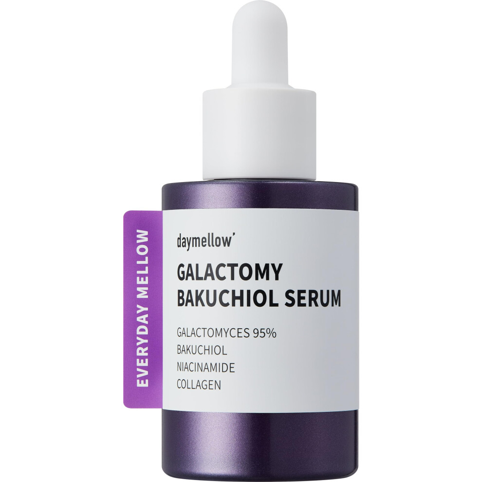 Daymellow Galactomy Bakuchiol Serum 1.01Fl.oz/30Ml Retinol Face Serum Fine Line Wrinkle Care Natural Retinol Alternative For Sensitive Skin Daily