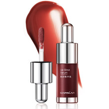 CARSLAN Hydrating Lip Gloss Serum Moisturizing Plunping Shiny Lip Glow Tinted Lip Care with Vitamin E Crithmum Maritimum Essential oil G107