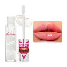 Ruby Kisses Plumping Lip Gloss - Fuktgivande, Volymgivande, Högglans, Cruelty-Free, 4 Färger, 0.15 FL oz.