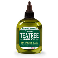 Hair Chemist 99% naturalna mieszanka Łagodzący i nawilżający olejek do włosów z drzewa herbacianego 7,1 oz.