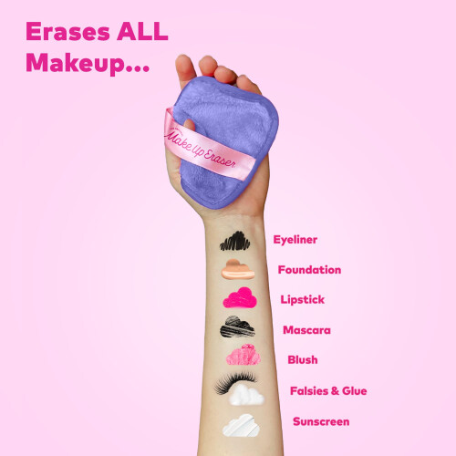 ?? Original MakeUp Eraser 7 ??e??? set s???e? ??? t? ?a?????? ???? ?e ?e??, s??pe???a??a??????? ad???????? ??s?a?a, eyeliner, foundation, ??a????, a?t 1