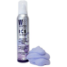 Watercolors Ice Whip Anti-Yellow Leave-In -hoitovaahto vaaleille, platinanv  risille, hopeanharmaille ja messinginkeltaisille hiuksille - violetti