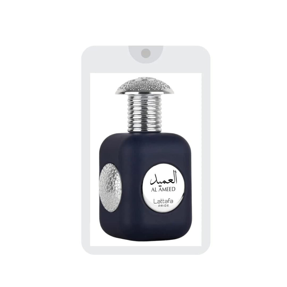 Lattafa Al Ameed Eau De Parfum Spray For Unisex 20Ml/0.67 Oz Silver