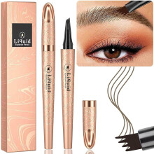 Szemldkceruza Vilgosbarna Microblading szemldktoll Szemldk smink 4 pontos Lift & Snatch Brow Pen Anyk napi ajndkai Vzll, termszetes hat