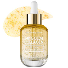 24K Gold & Collagen Serum für das Gesicht - Anti-Aging, feuchtigkeitsspendend, leichte koreanische Hautpflege
