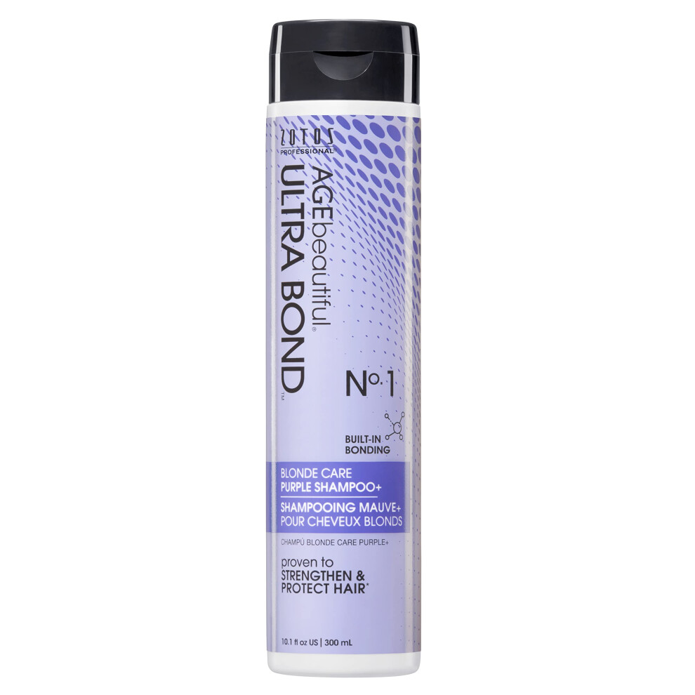 Shampooing violet ULTRA BOND n   1 Blonde Care - Renforce, prot  ge et neutralise les tons jaunes avec liant int  gr   10,1 oz liq.