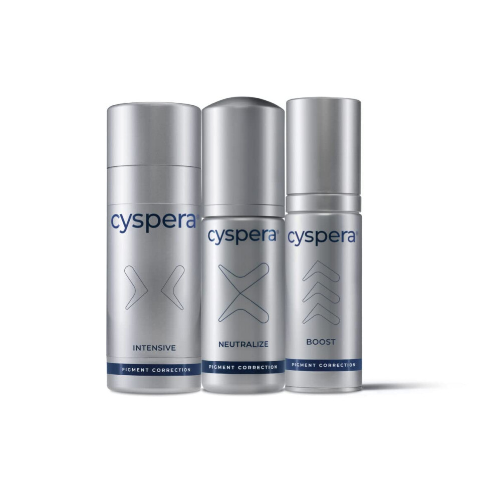 Cyspera Intensive Pigment Correction System - Helps Improve Pigment Correction And Overall Skin Health 3-Step Daily Routine