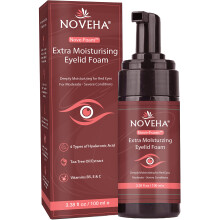 NOVEHA Extra Nove limpador de espuma para plpebras | Cuidados dirios com a pele para clios e plpebras Irritaes oculares Chiqueiro Olhos Sec