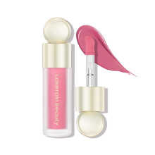 Flssiges Rouge fr die Wangen, weiche samtige Creme, Rouge, Gesichtsrouge, Make-up, rosa Rouge, rotes Rouge, Hauttnung, natrlich aussehendes Make-