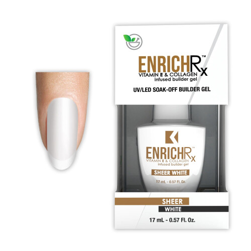 KUPA GelFinity EnrichRx Infused Builder Gel 0,57 fl oz - Sheer White