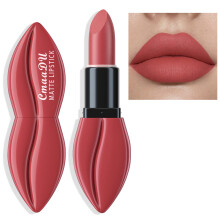 Easilydays Matte Red Lipstick for Women Moisturizing Velvet Lipsticks Long Lasting Smudge-Proof Lip Stick Light Bright Labiales Matte Lipstick