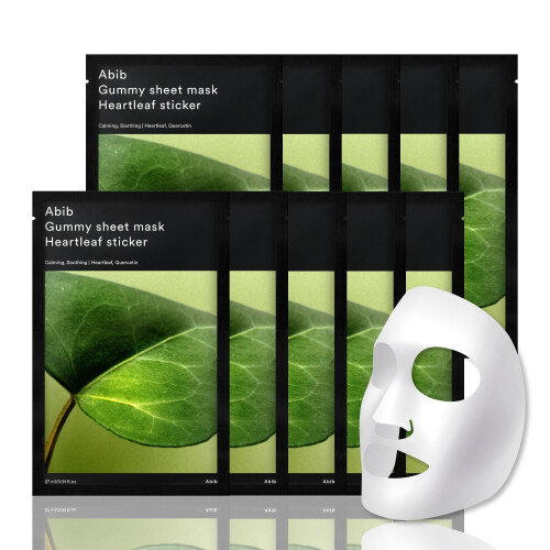 Abib Gummy Sheet Mask 10 ark (Heartleaf)