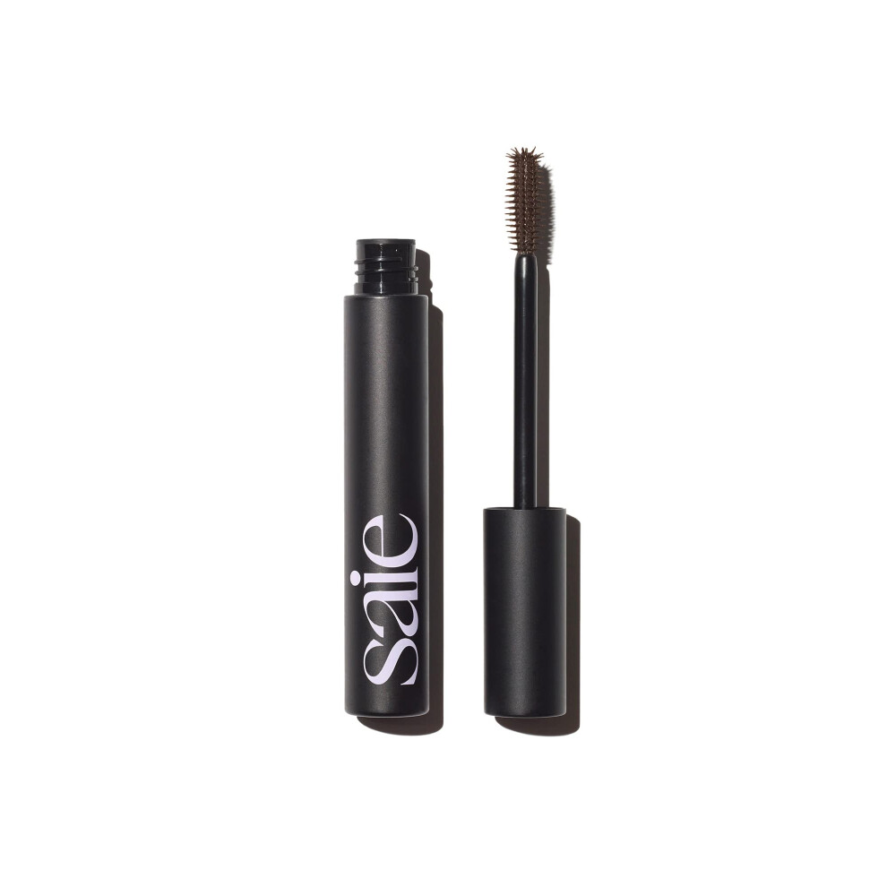 Saie Mascara 101 - Buildable + Lash Lengthening Mascara For Volumized Lashes - Strengthening Clean Mascara - Formulated With Nourishing Ingredients