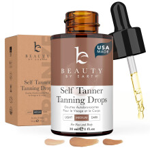 Beauty By Earth, Selbstbräuner Bräunungstropfen, Mittel, 1 fl oz (30 ml)