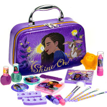 Disney Wish Fashion Purse ensemble avec vernis a ongles File d'ongles a levres LIP Gloss Lip Stick Balm Baume a fard a paupieres Crown et plus de