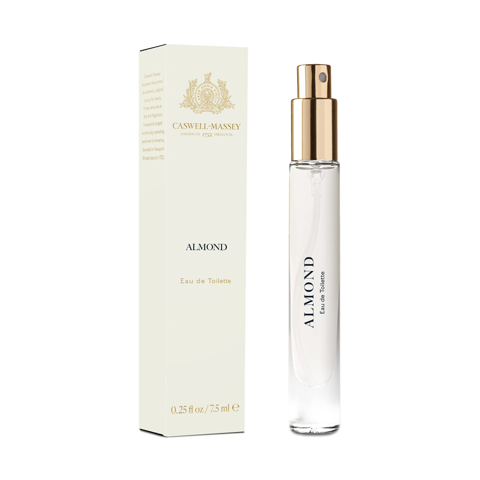 Caswell-Massey Almond Eau De Toilette Discovery, Indulge In The Warm And Inviting Scent Of Almond, Cherry & Sandalwood, Sample Size Vial, Perfume For