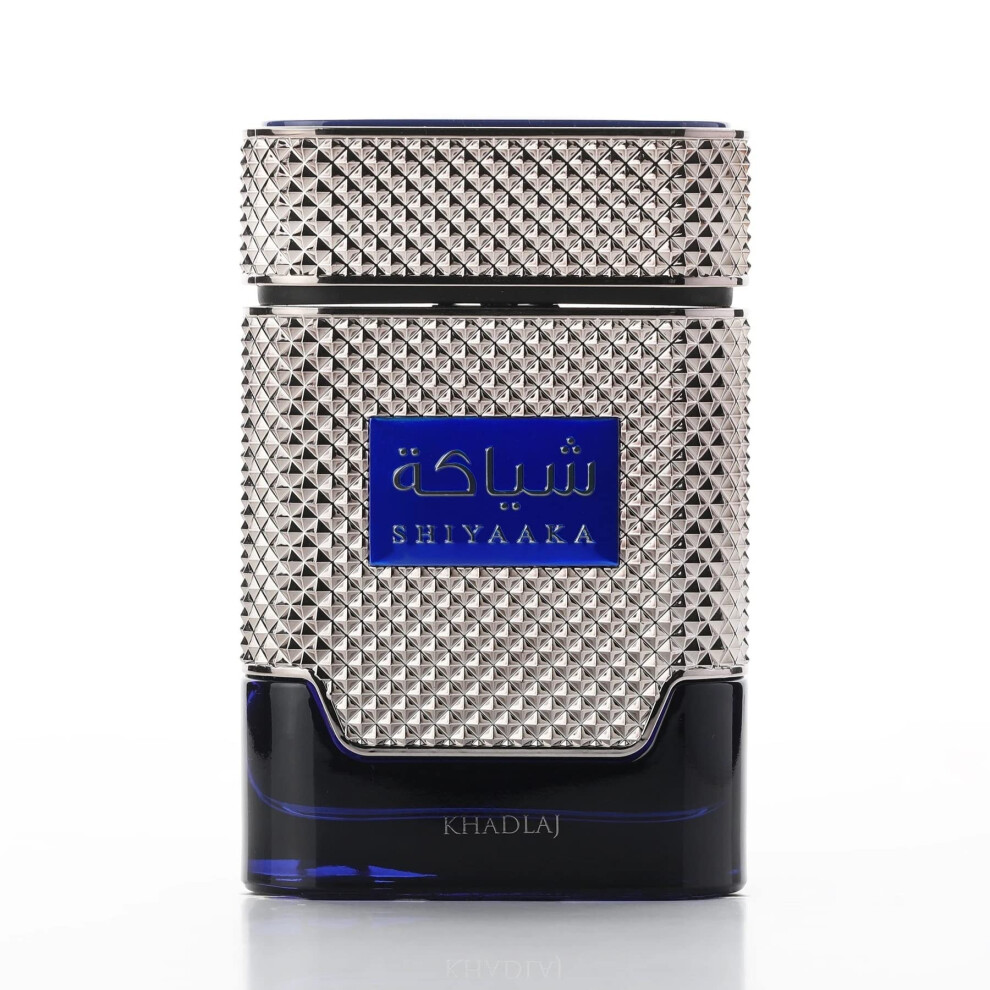 Khadlaj Parf My Blue Khadlaj Shiyaaka Eau De Parfum Spray For Men 3.4 Ounce