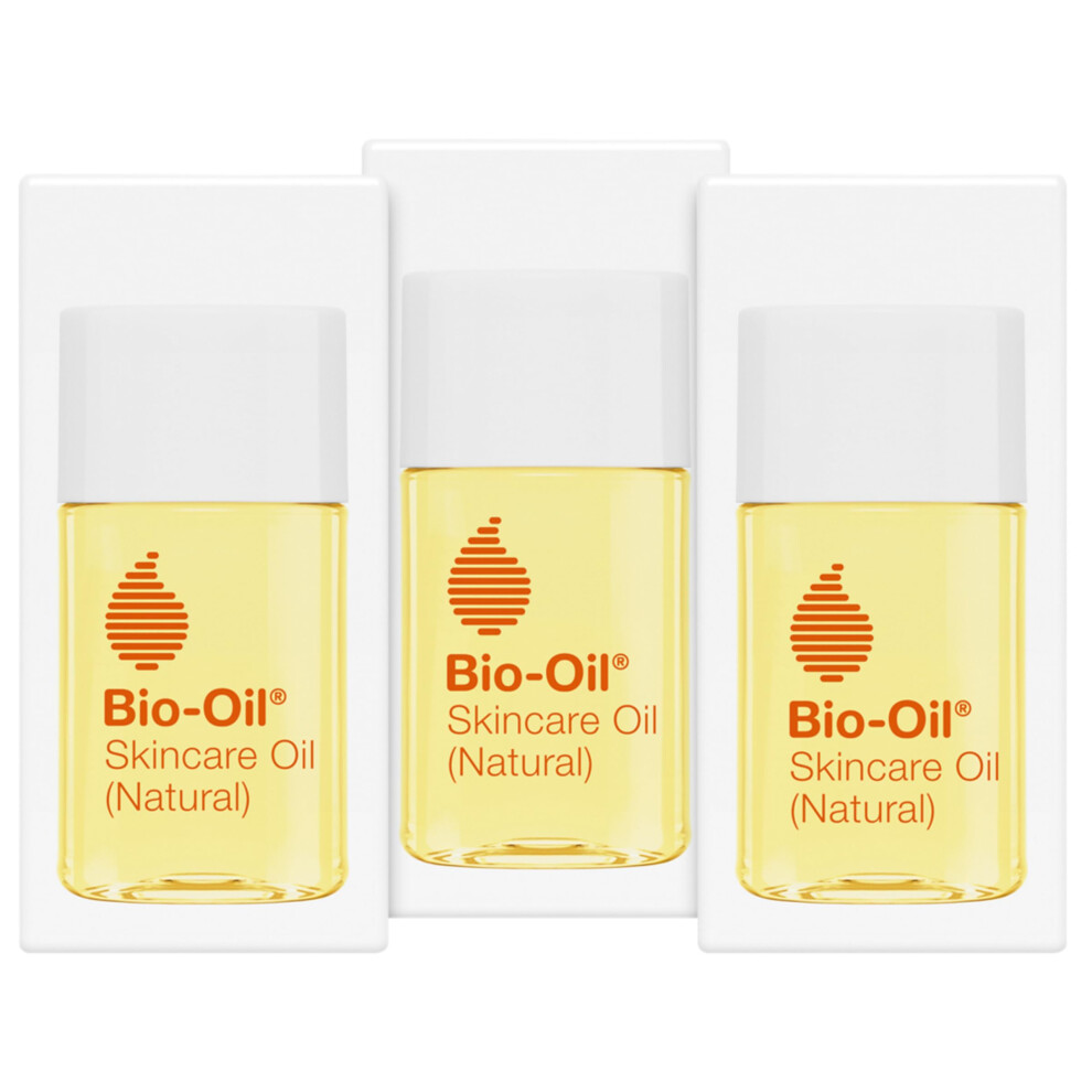 Bio-Oil Natural Skincare Oil  Serum for Scars and Stretch Marks  Face and Body Moisturizer for Dry Skin  Hair Oil  For All Skin Types  0.85 Oz (Pack o