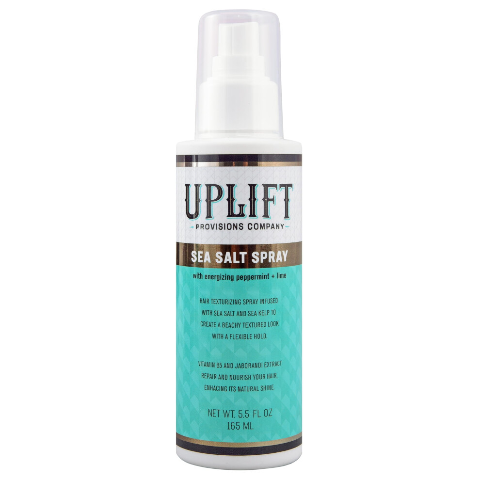 Spray au sel marin Uplift Provisions Company - Spray texturant polyvalent pour cheveux permettant d'obtenir des ondulations de plage parfaites. Amplif