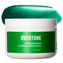 oVertone Haircare Odzywka deponujaca kolor - 8 uncji Pltrwala farba do wlosw z maslem shea i olejem kokosowym - Tymczasowa farba do koloryzacji wlo