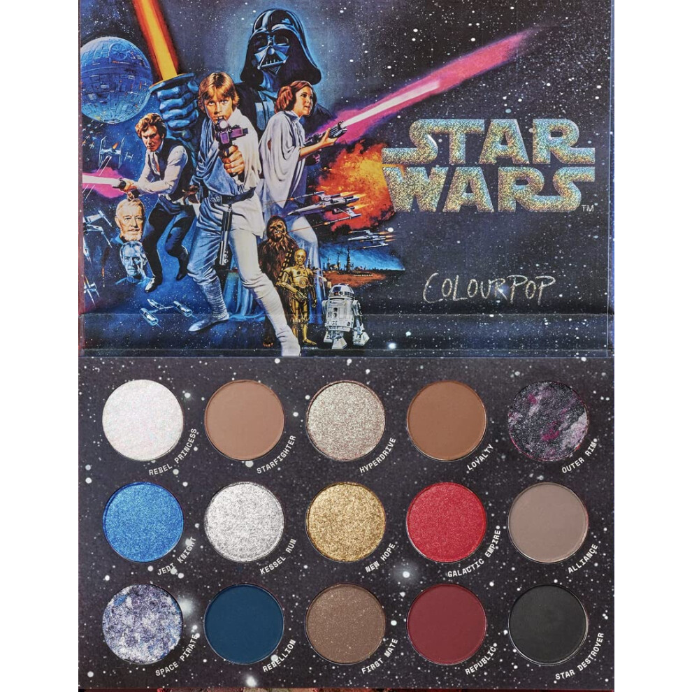 Colourpop Eyeshadow Palette Star-Wars Matte Metallic