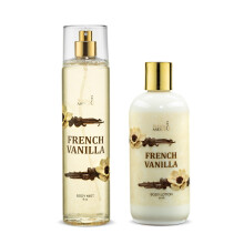 Prezent do domowego spa 10 uncji gleboko nawilzajacy balsam do ciala o zapachu i 8 oz. Zestaw mgielek do ciala o delikatnym zapachu Luksusowy zestaw