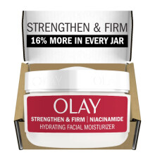 Olay Strong & Firm Niac   namide Face Moisturizer 2 oz Renewing Face Cream for Hydratation and Restoration of Sunday 90% Pure Niac   namide Face Mois