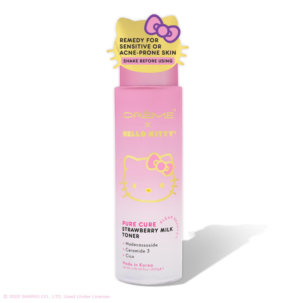Obchod S Kr Mom The Crme Shop X Hello Kitty Pure Cure Strawberry Milk Toner - Klean Beauty