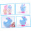 12ks Clockwork Chick Bunny Rabbit Bábika Naťahovacie bábiky 5