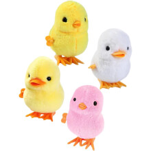4ks Wind Up Hopping Toy Trasajúce sa zvieratko Hračka Detská hračka Domáca ozdoba