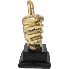 Resin Craft pre chlapcov a dievčatá Thumb-up Trophy Home Decor Celebration Award Party Game Trophy