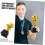 Futbalová trofej pre udalosti a oslavy 8