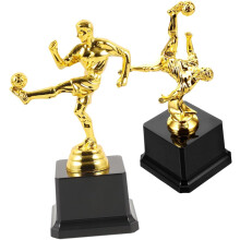 2 ks Jemná ozdoba na trofej pre atléta z futbalového atleta plastová futbalová trofej pre športovca