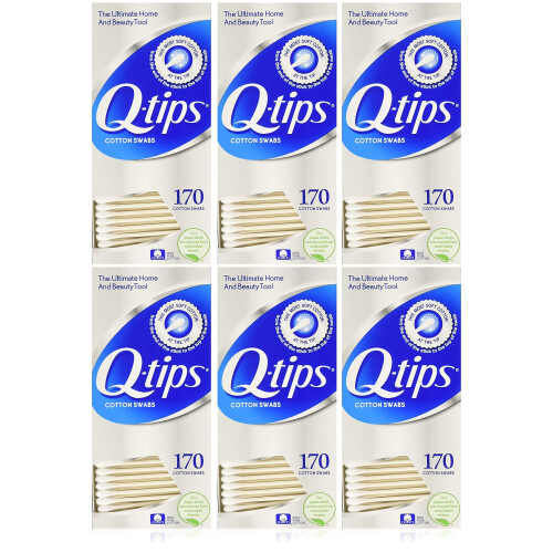 ?pat???te? Q-Tips 170 te????a, s?s?e?as?a t?? 6